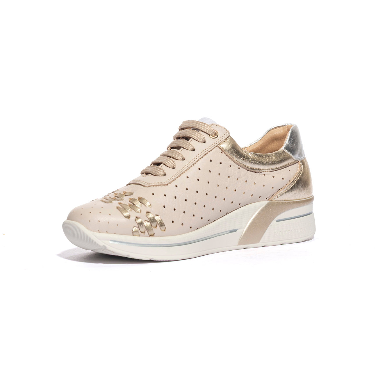 VALLEVERDE V49405 NAPPA CREMA Sneakers Donna 