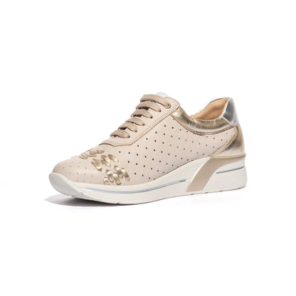 VALLEVERDE V49405 NAPPA CREMA Sneakers Donna 