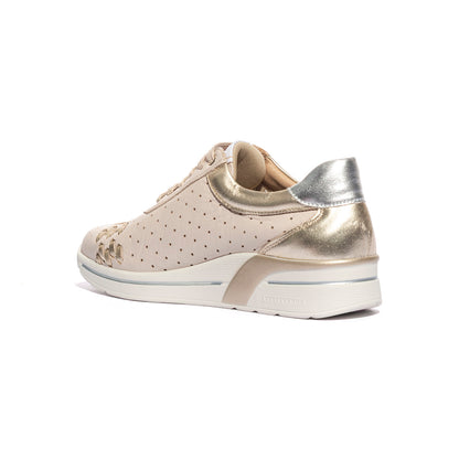 VALLEVERDE V49405 NAPPA CREMA Sneakers Donna 