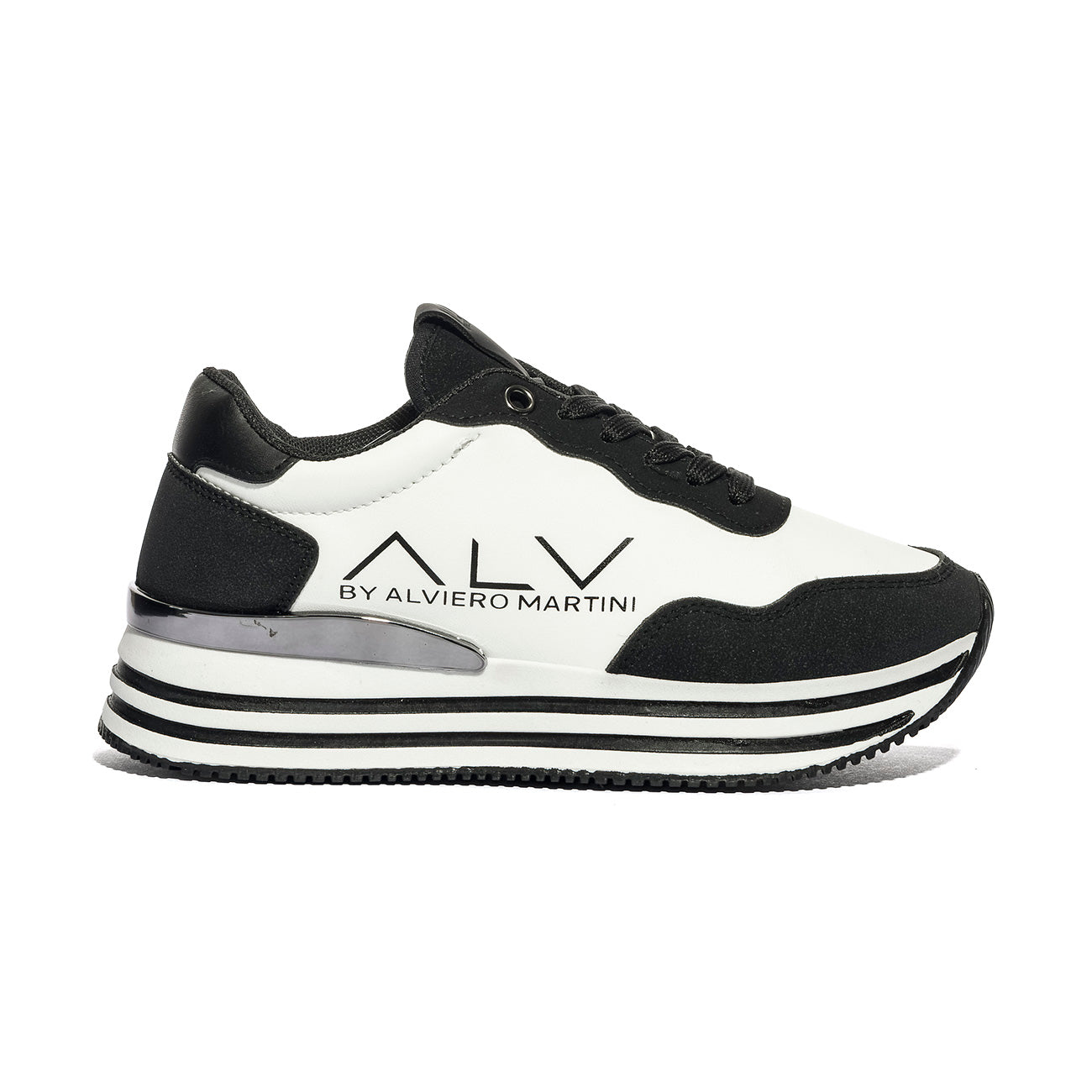 ALV By Alviero Martini ALVSD01822026 BLACKIVORYSILVER Sneakers Donna 