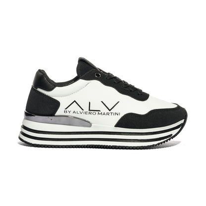 ALV By Alviero Martini ALVSD01822026 BLACKIVORYSILVER Sneakers Donna 