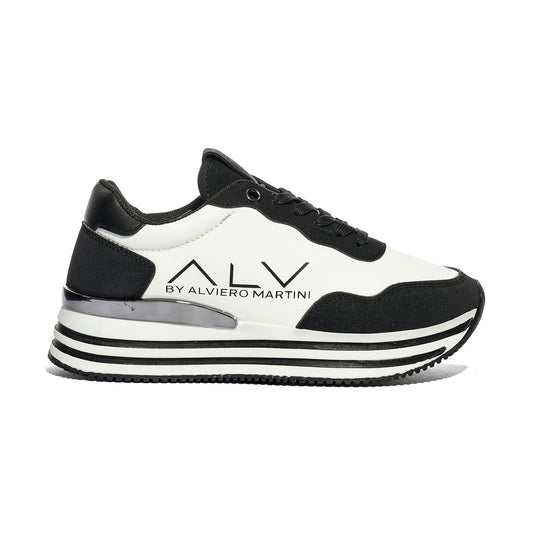 ALV By Alviero Martini ALVSD01822026 BLACKIVORYSILVER Sneakers Donna 