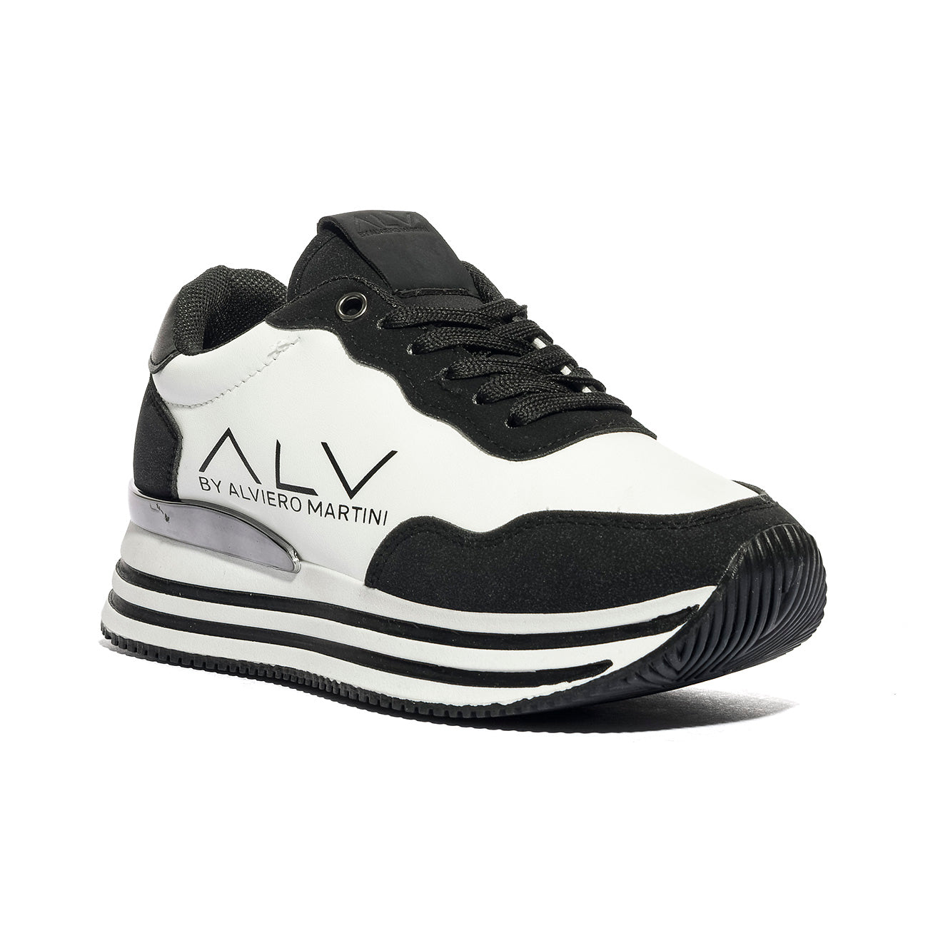 ALV By Alviero Martini ALVSD01822026 BLACKIVORYSILVER Sneakers Donna 