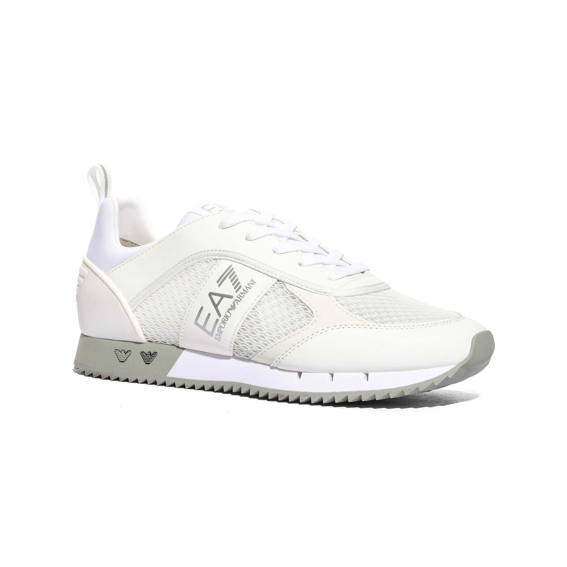 ARMANI 7X000334 WHITE SILVER Sneakers Uomo 