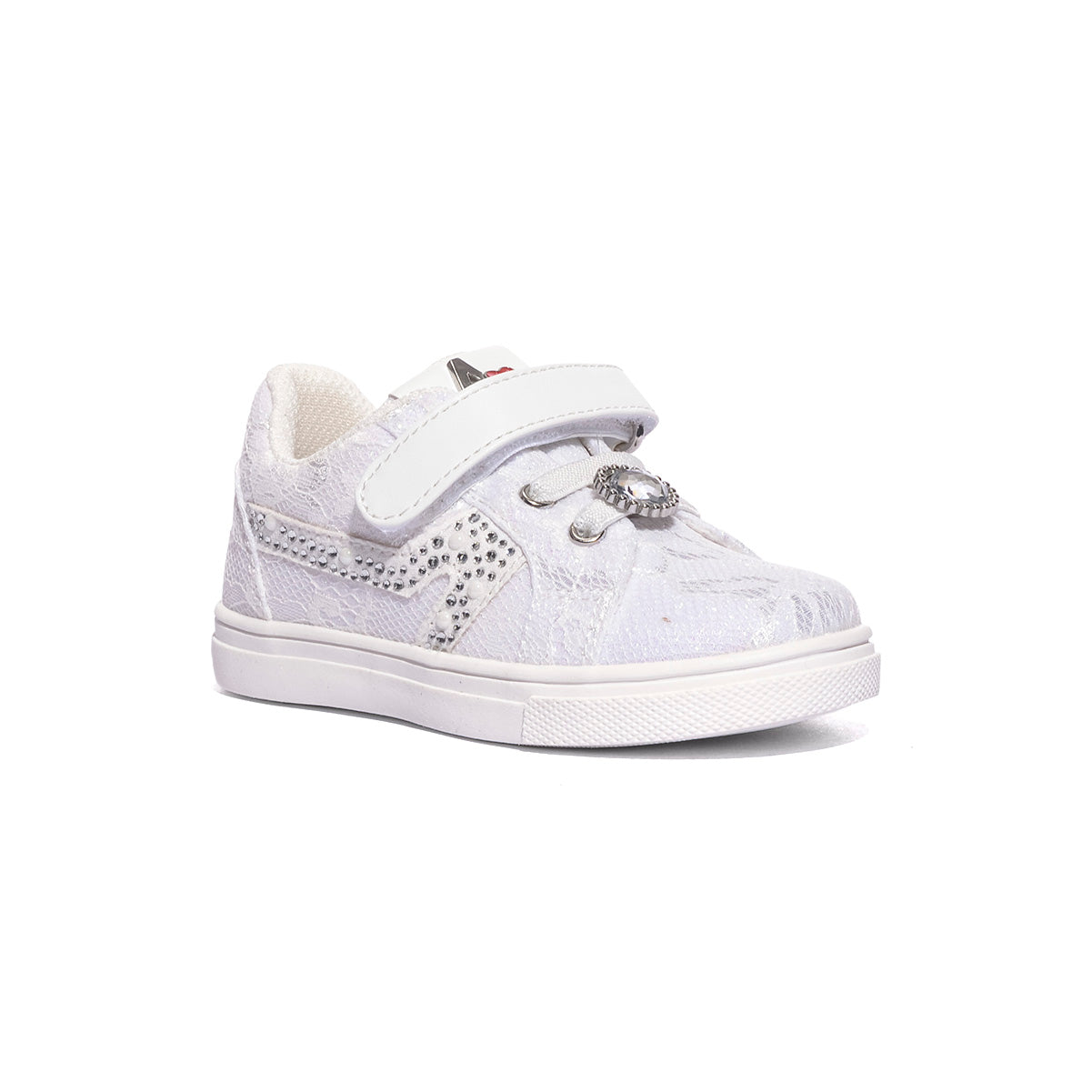 ASSO AG17850 WHITE SNEAKER Bambina 