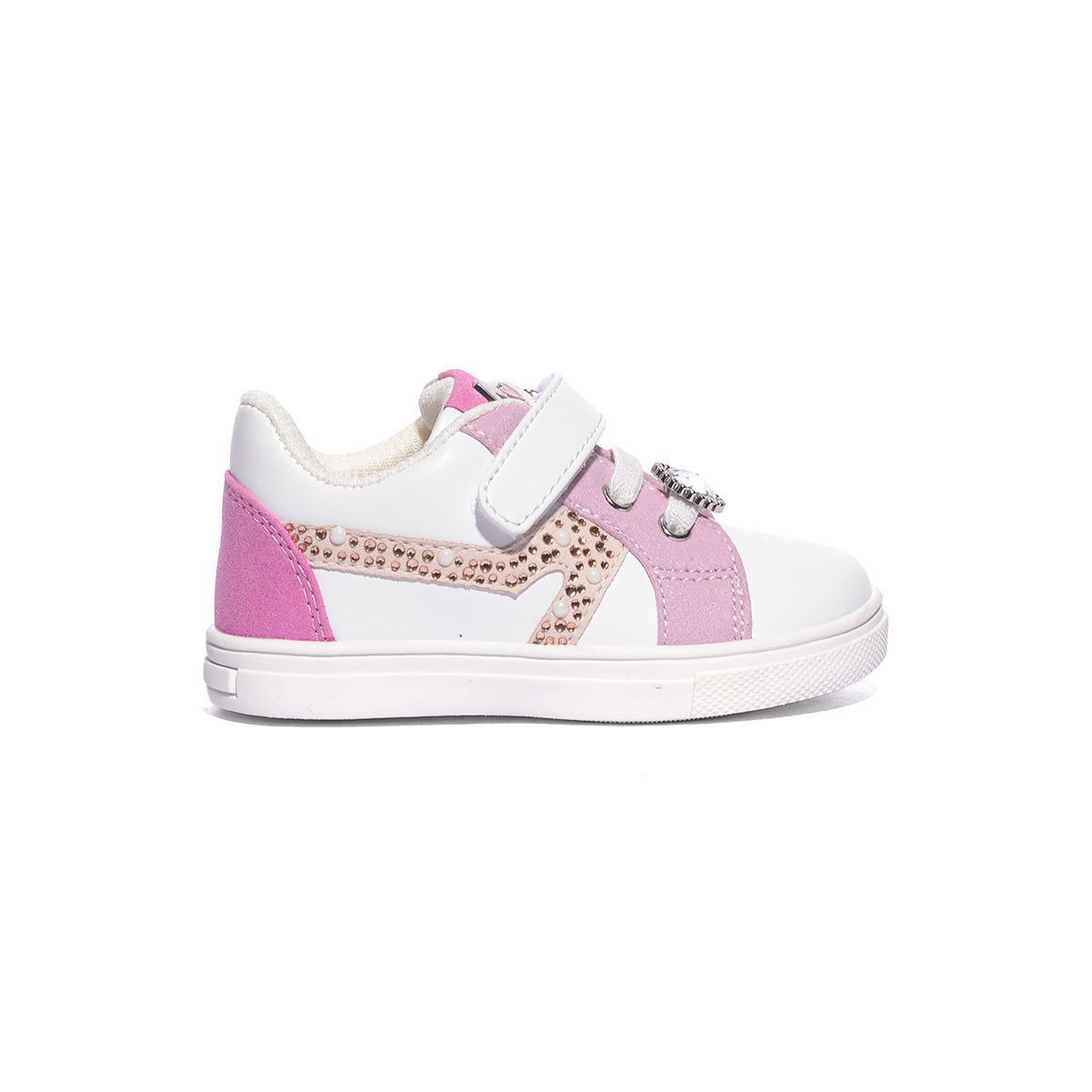 ASSO AG17850 WHITE LILLA SNEAKER Bambina 