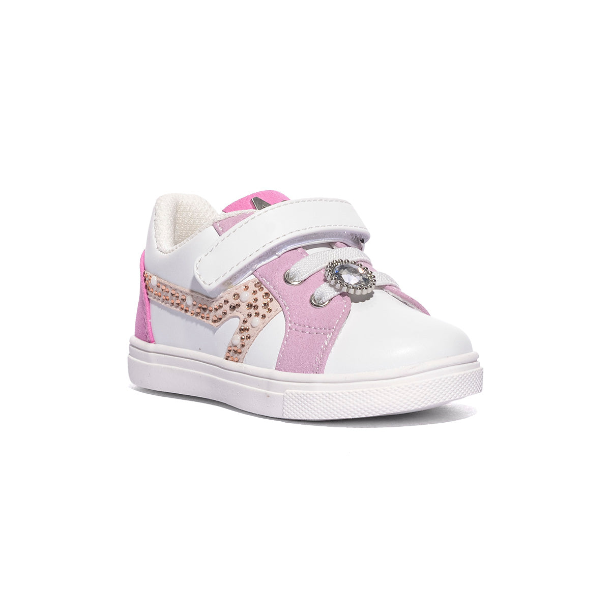 ASSO AG17850 WHITE LILLA SNEAKER Bambina 