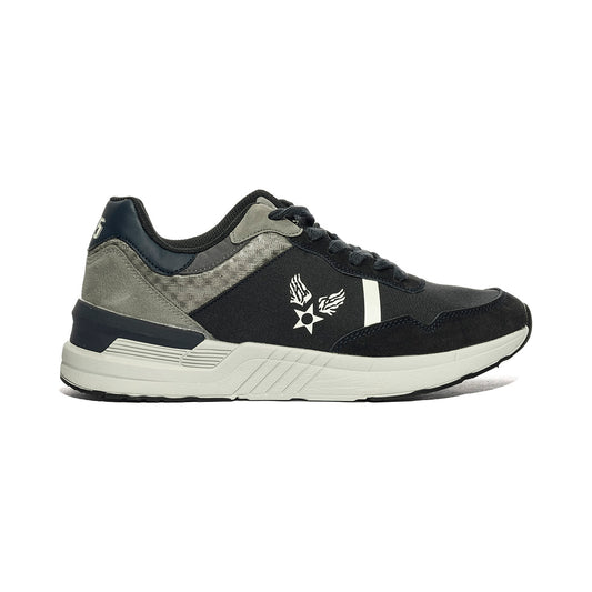 AVIREX LEO004 NAVY GREY Sneakers Uomo 