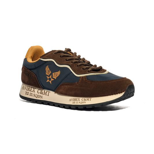 AVIREX MODULARIN001 BROWN NAVY Sneakers Uomo 