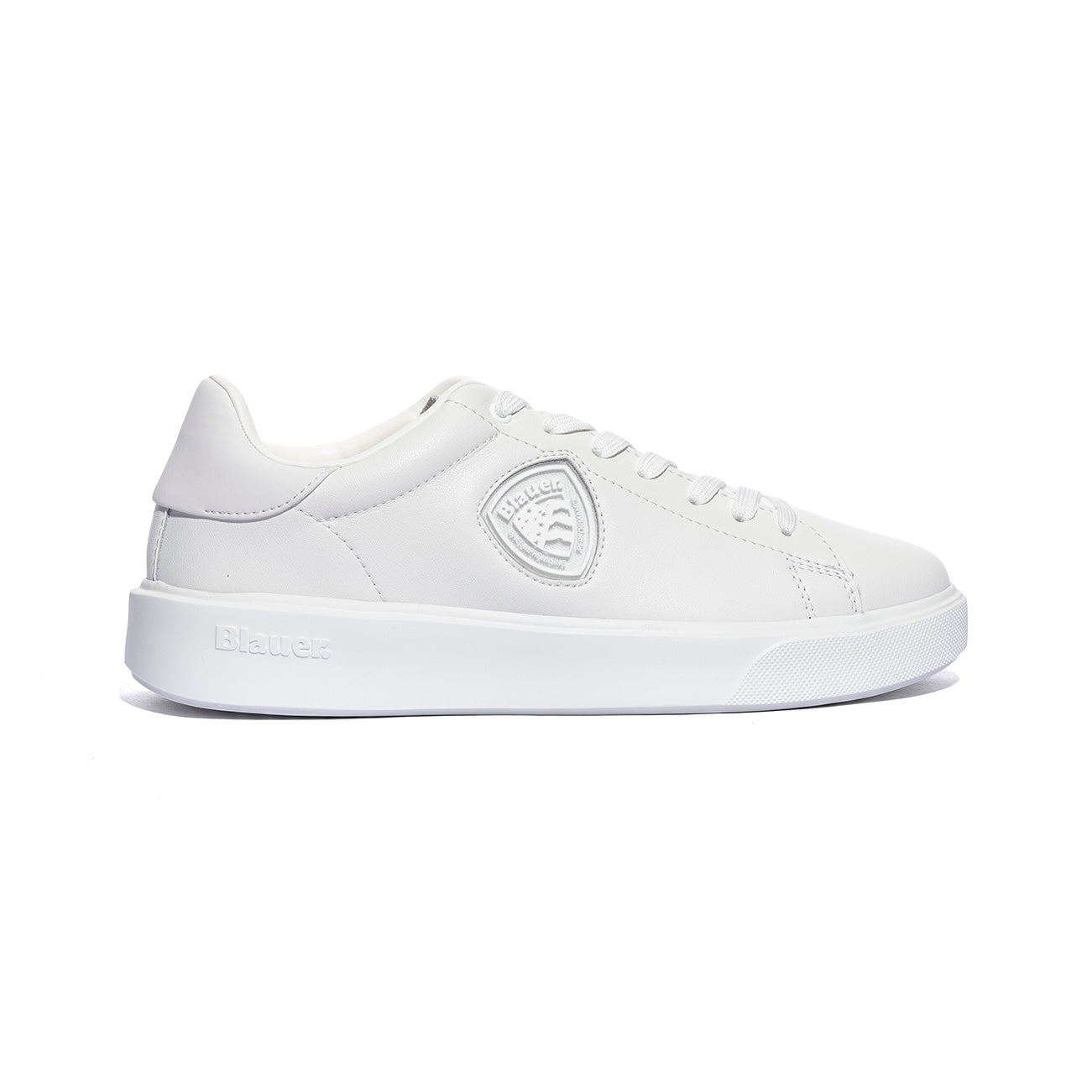 BLAUER S6BUCK07 LEA WHITE Sneakers Uomo 