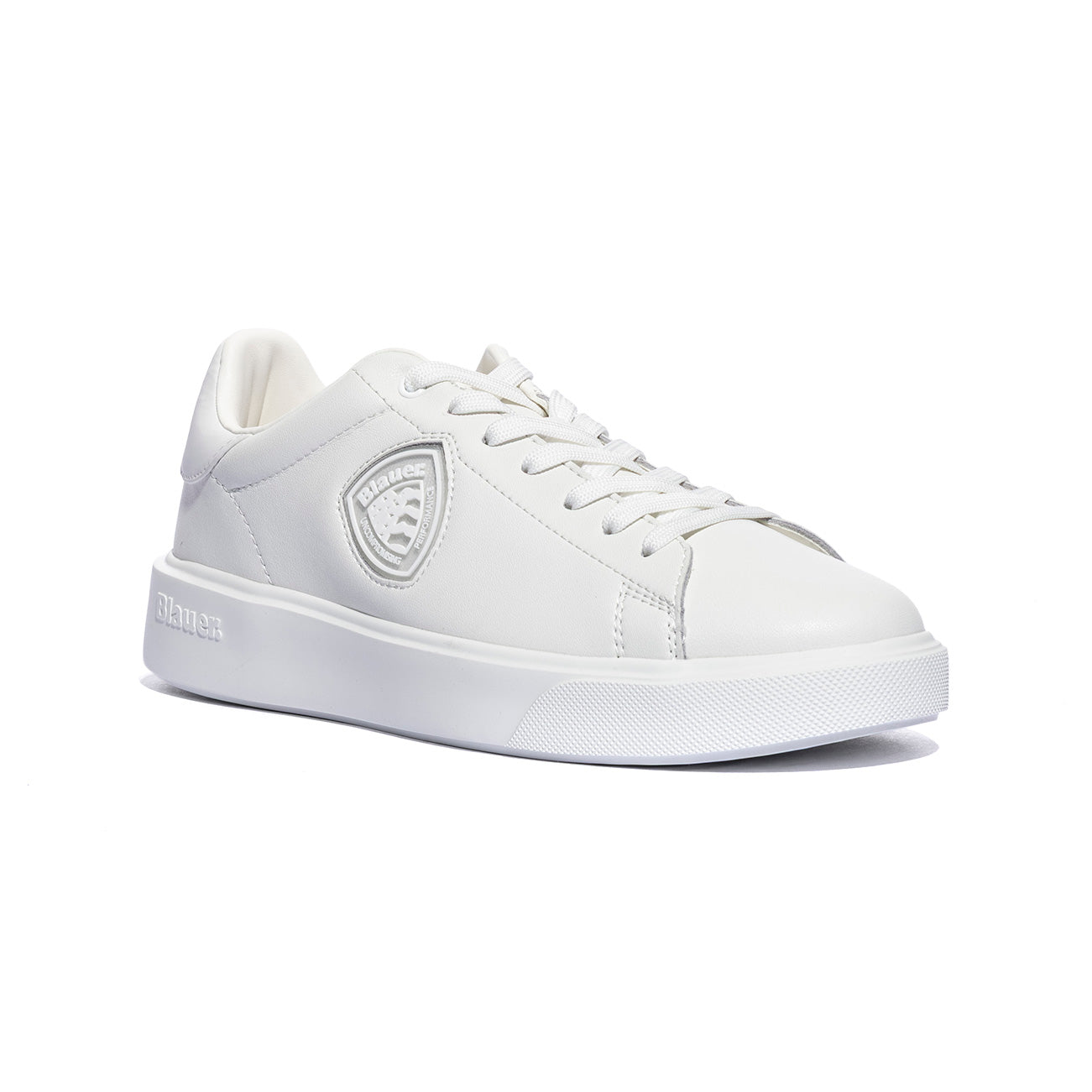 BLAUER S6BUCK07 LEA WHITE Sneakers Uomo 