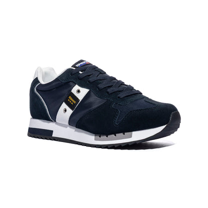 BLAUER S6QUEENS01 MES NAVY WHITE Sneakers Uomo 