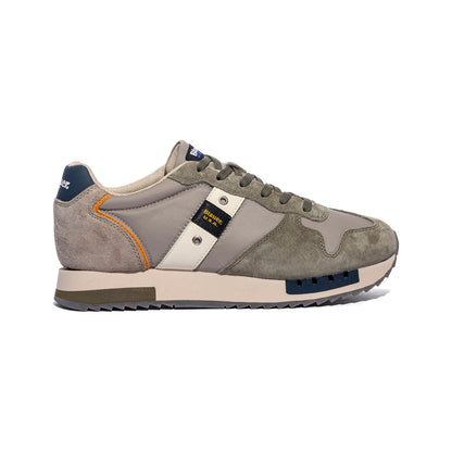 BLAUER S6QUEENS01 NUB MILITARY TAUPE Sneakers Uomo 