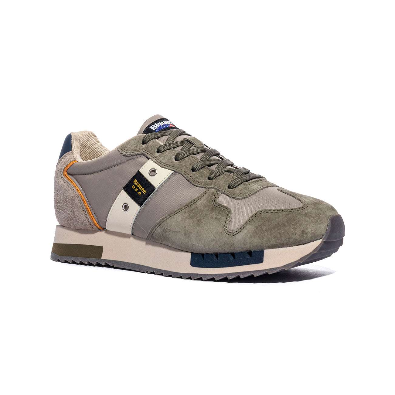 BLAUER S6QUEENS01 NUB MILITARY TAUPE Sneakers Uomo 