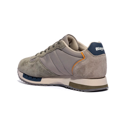 BLAUER S6QUEENS01 NUB MILITARY TAUPE Sneakers Uomo 