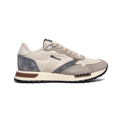BLAUER S6RYDER01 NYS CREAM GREY Sneakers Uomo 