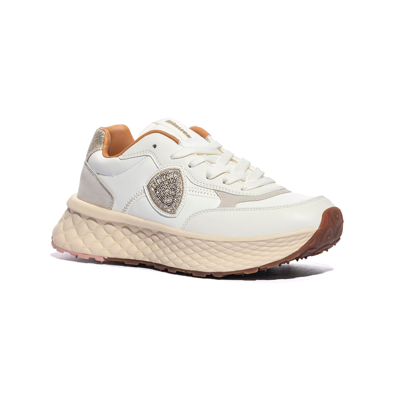 BLAUER S6VENUS01 LEM CREAM PLATINUM Sneakers Donna 