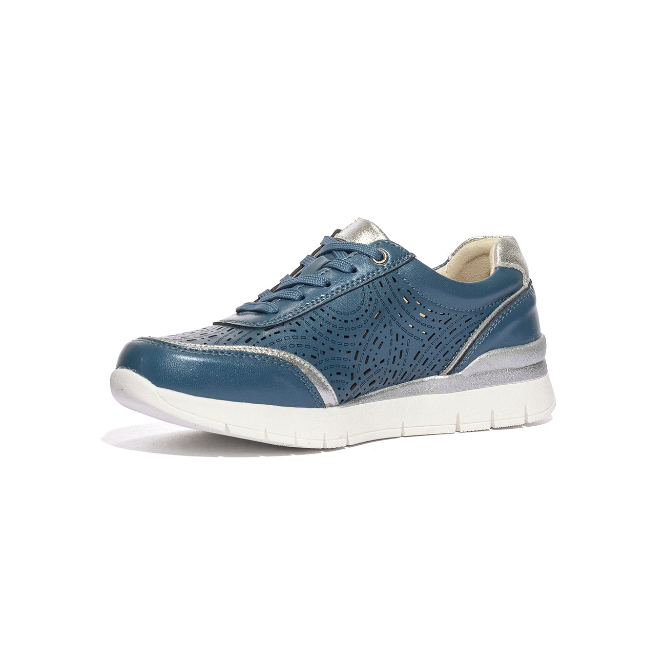 CC RESORTS CAIRO BLUE SILVER Sneakers Donna 