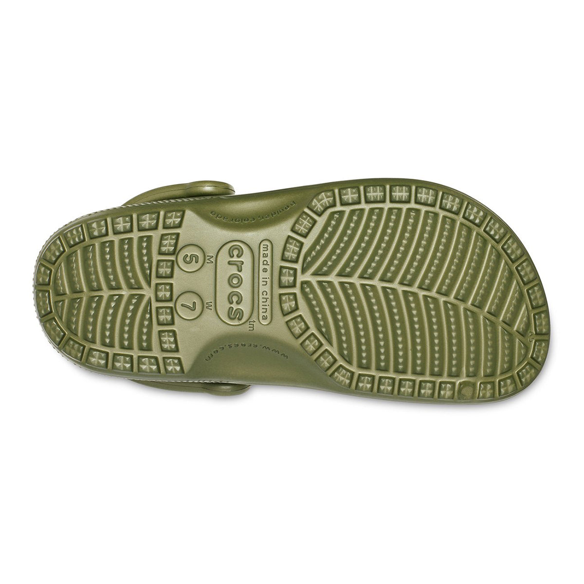 CROCS CR.10001 ARMY GREEN SANDALO Unisex 