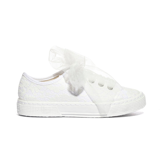 DXO 105 PIZZO BIANCO Sneakers Bambina 