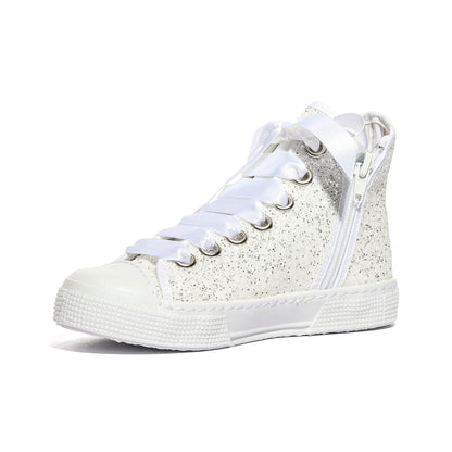 DXO C88 GLITTER BIANCO Sneakers Bambina 