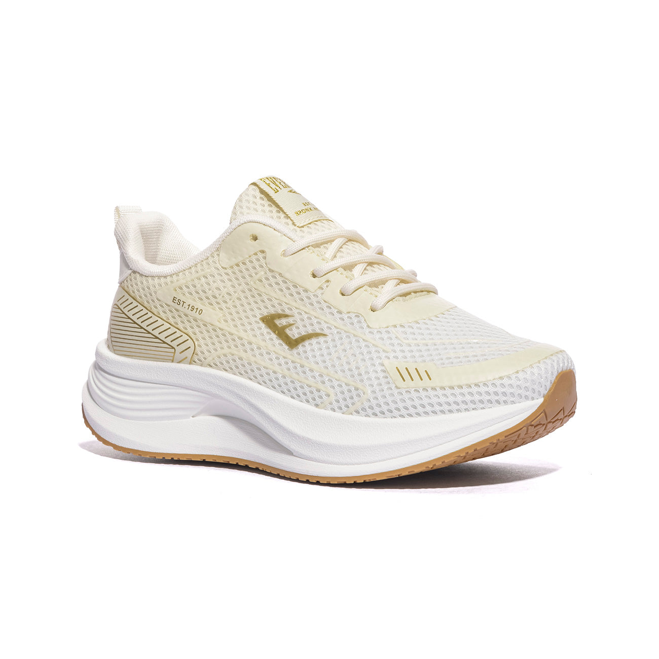 EVERLAST EV-3397 WHITE OFF WHITE LT GOLD Sneakers Unisex 