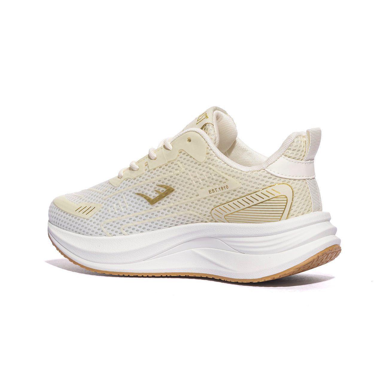 EVERLAST EV-3397 WHITE OFF WHITE LT GOLD Sneakers Unisex 