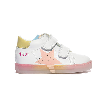 FALCOTTO 0012015346.01.2N66 WHITE PAGLIA Sneakers Bambina 