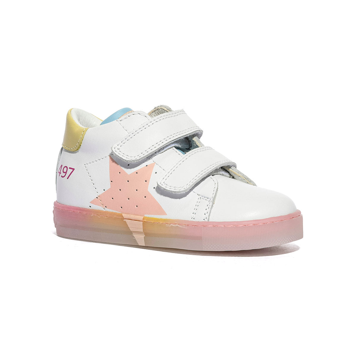 FALCOTTO 0012015346.01.2N66 WHITE PAGLIA Sneakers Bambina 