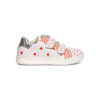 FALCOTTO 0012017749.11.2N16 WHITE RED Sneakers Bambina 