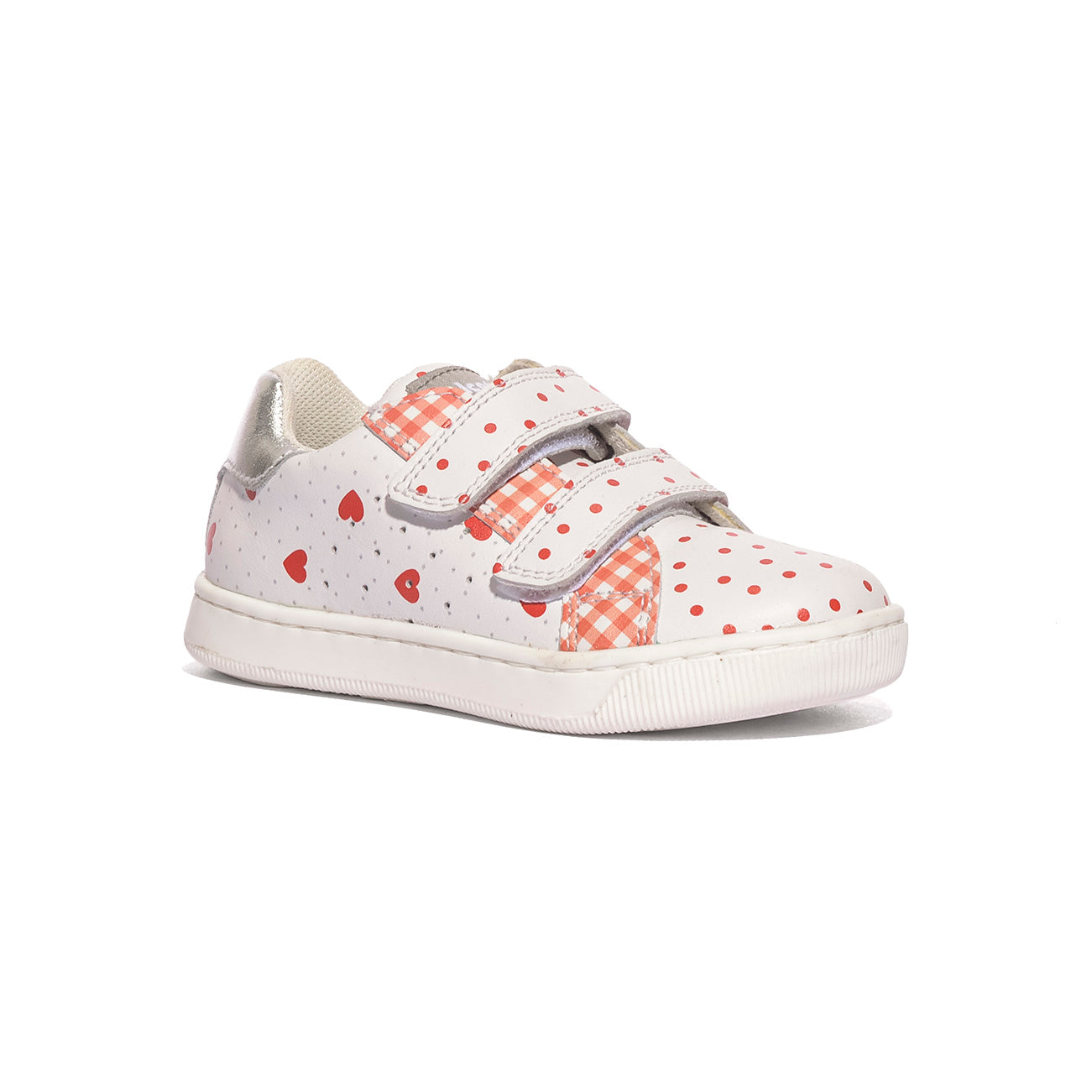 FALCOTTO 0012017749.11.2N16 WHITE RED Sneakers Bambina 