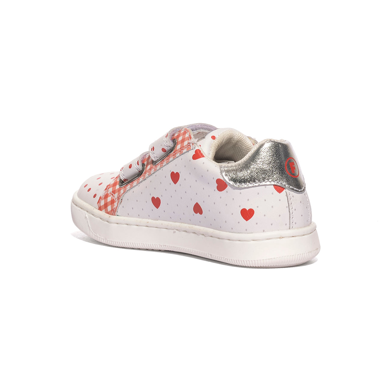 FALCOTTO 0012017749.11.2N16 WHITE RED Sneakers Bambina 