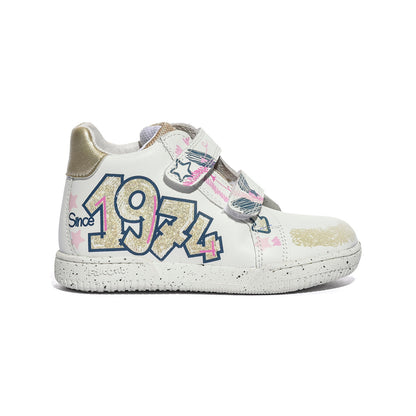 FALCOTTO 0012018217.01.1N03 WHITE PLATINUM Sneakers Bambina 