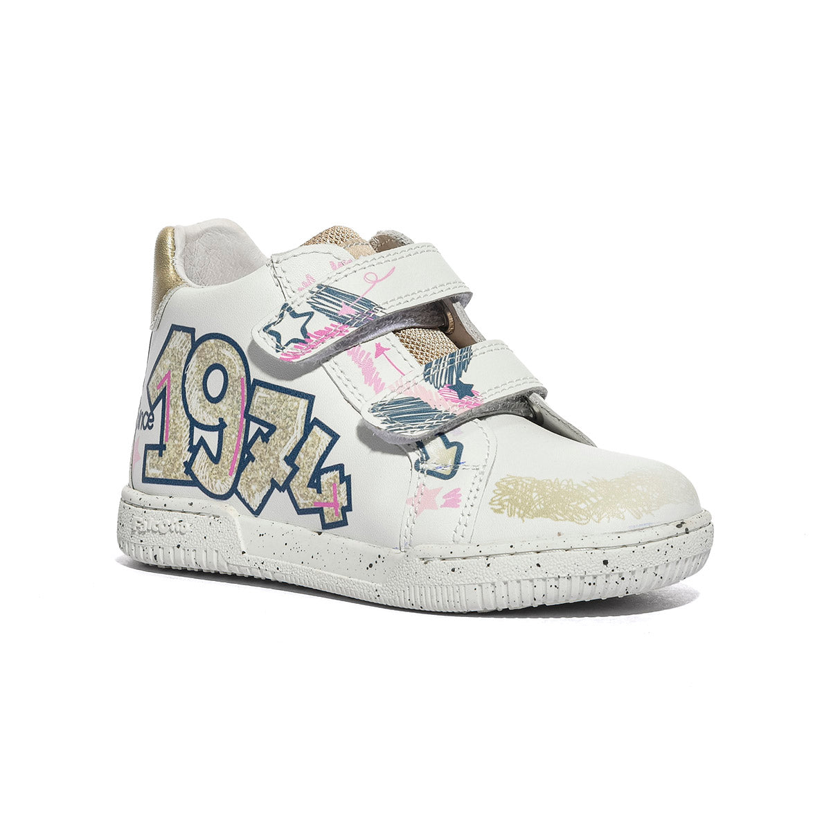 FALCOTTO 0012018217.01.1N03 WHITE PLATINUM Sneakers Bambina 