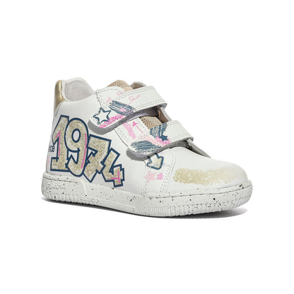 FALCOTTO 0012018217.01.1N03 WHITE PLATINUM Sneakers Bambina 