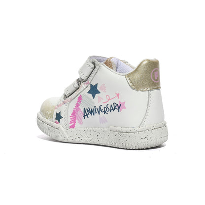 FALCOTTO 0012018217.01.1N03 WHITE PLATINUM Sneakers Bambina 