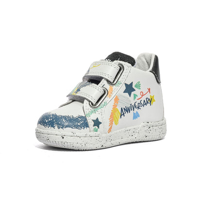 FALCOTTO 0012018217.01.1N21 WHITE BLACK Sneakers Bambino 