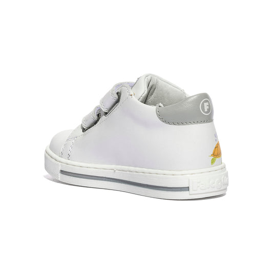 FALCOTTO 0012018398.01.0N01 WHITE Sneakers Bambina 