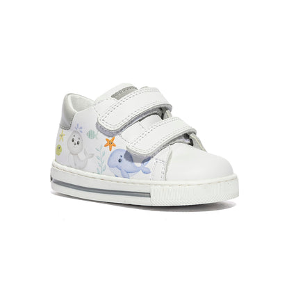 FALCOTTO 0012018398.01.0N01 WHITE Sneakers Bambina 