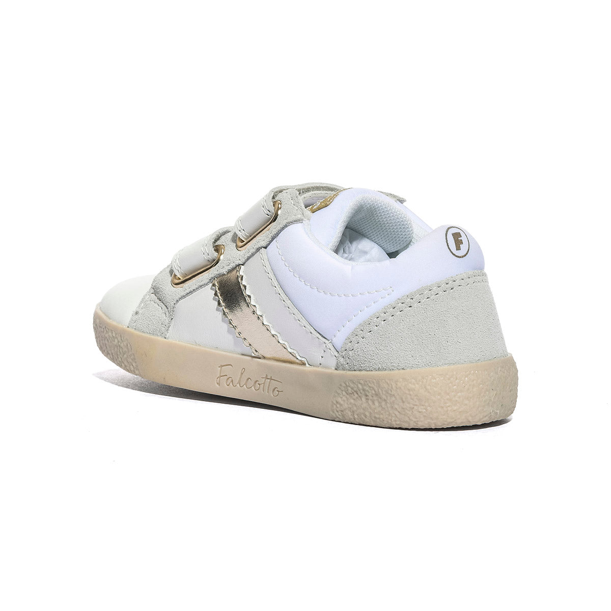 FALCOTTO 0012019041.03.1N03 WHITE PLATINUM Sneakers Bambina 