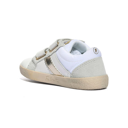 FALCOTTO 0012019041.03.1N03 WHITE PLATINUM Sneakers Bambina 