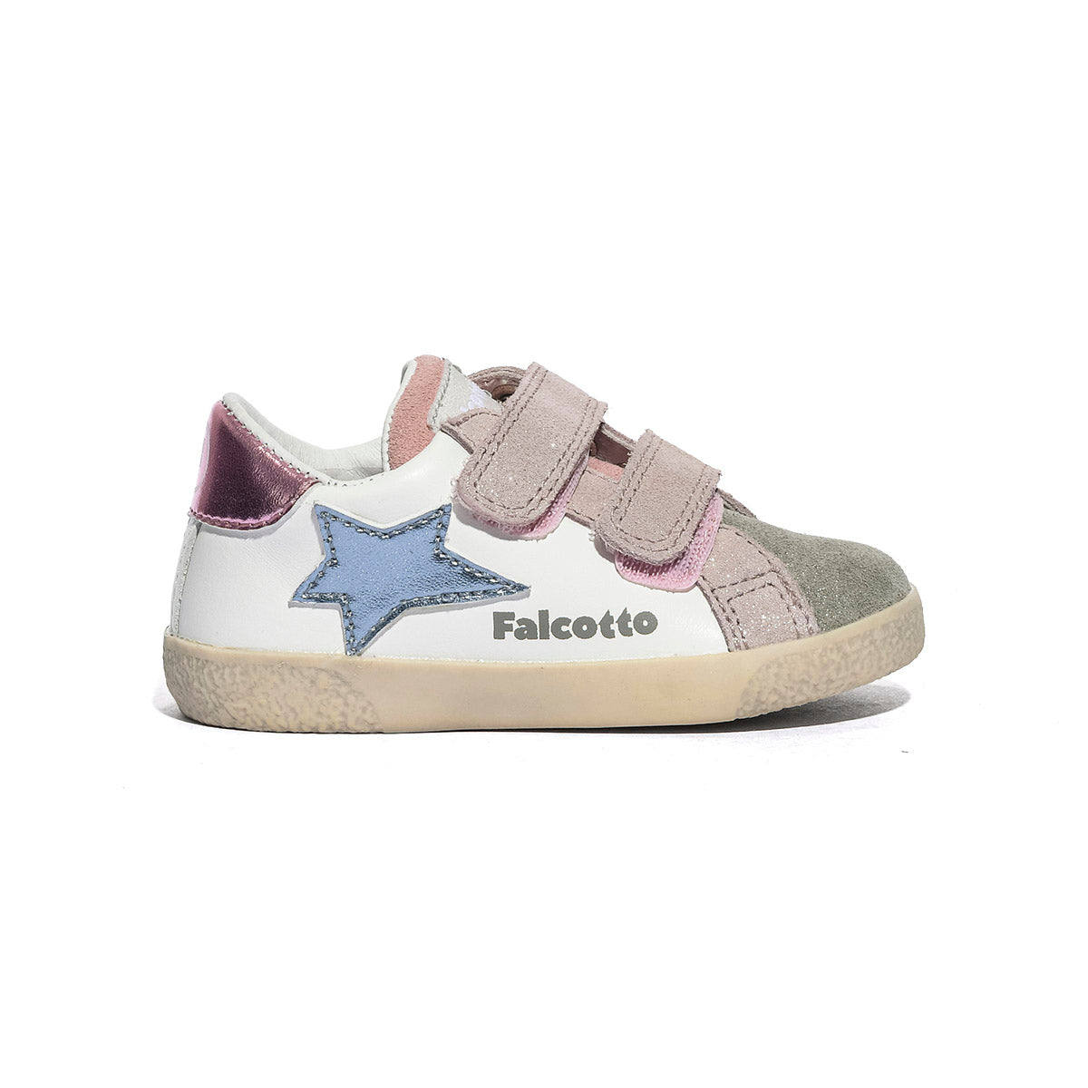 FALCOTTO 0012019043.04.1Q23 SILVER WHITE Sneakers Bambina 