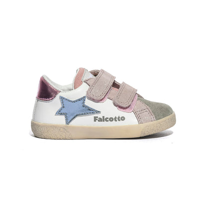 FALCOTTO 0012019043.04.1Q23 SILVER WHITE Sneakers Bambina 