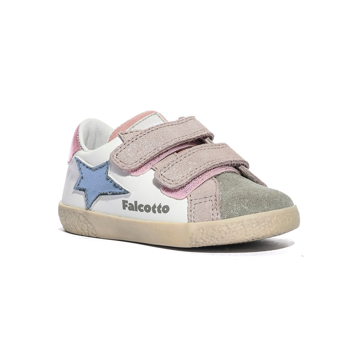 FALCOTTO 0012019043.04.1Q23 SILVER WHITE Sneakers Bambina 