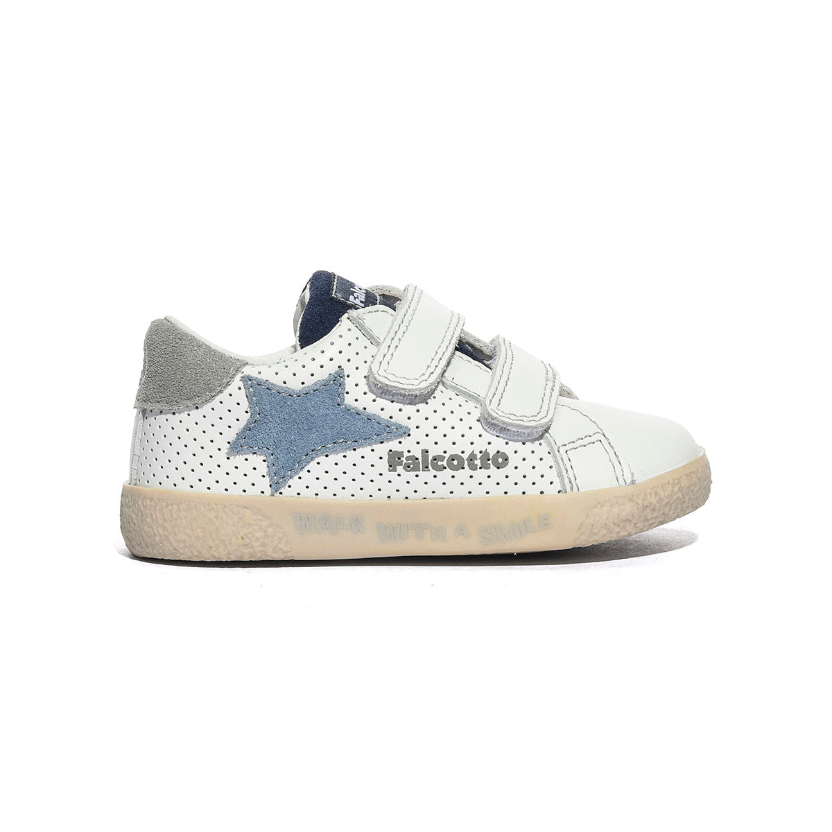 FALCOTTO 0012019043.15.1N22 WHITE CELESTE Sneakers Bambino 