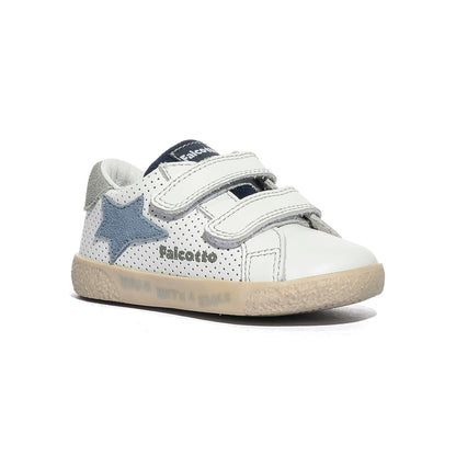 FALCOTTO 0012019043.15.1N22 WHITE CELESTE Sneakers Bambino 