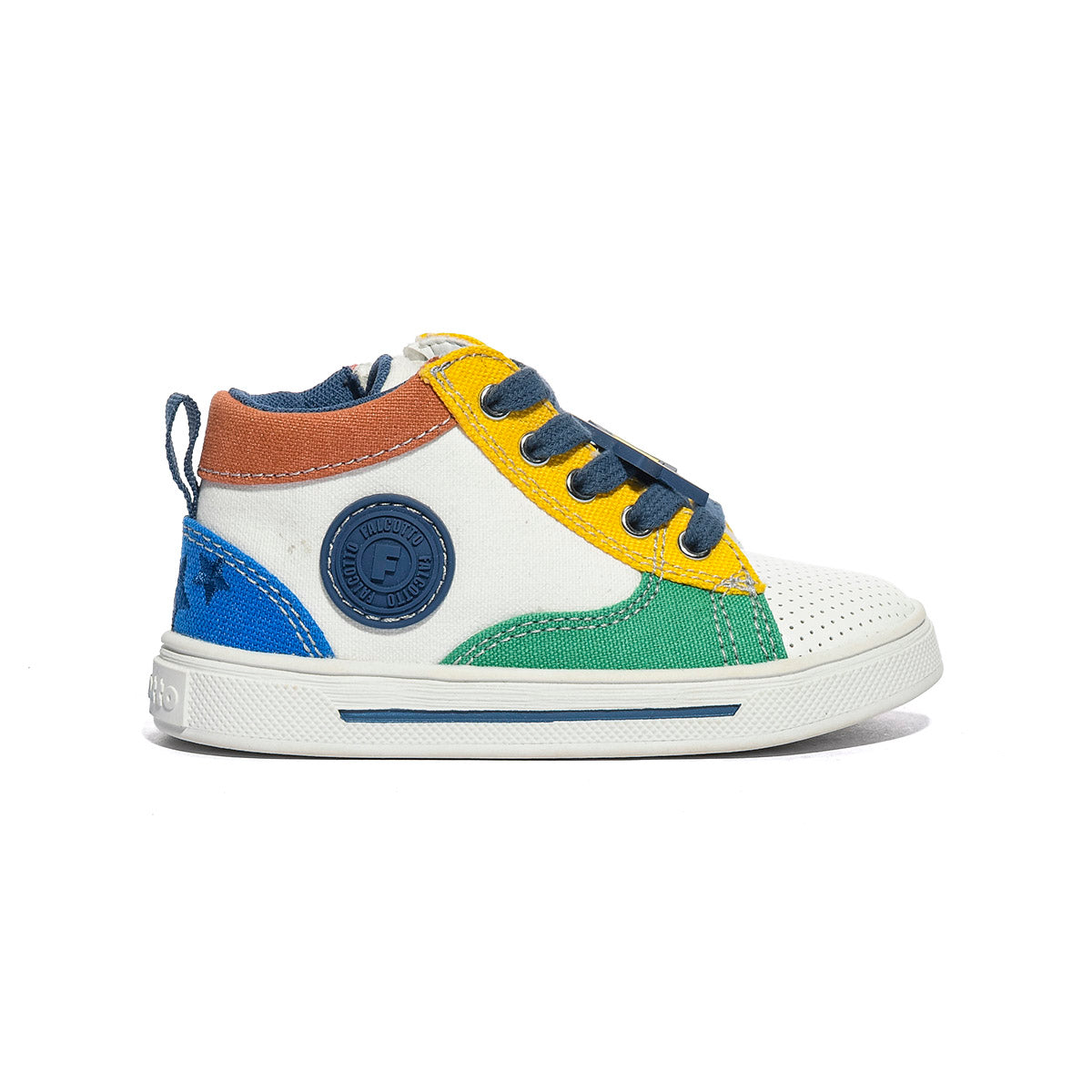 FALCOTTO 0012019054.02.1N17 WHITE YELLOW Sneakers Bambino 