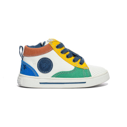 FALCOTTO 0012019054.02.1N17 WHITE YELLOW Sneakers Bambino 