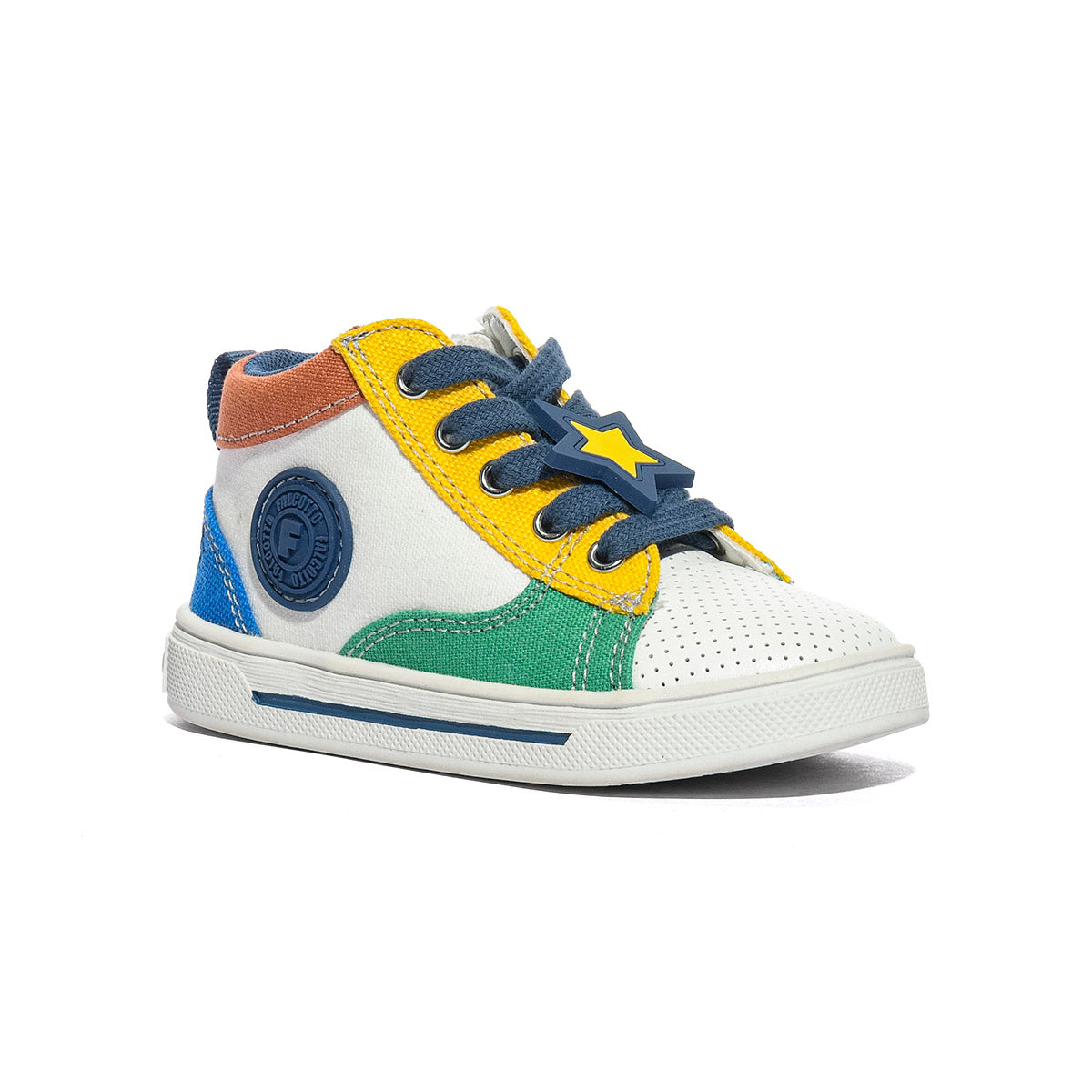 FALCOTTO 0012019054.02.1N17 WHITE YELLOW Sneakers Bambino 