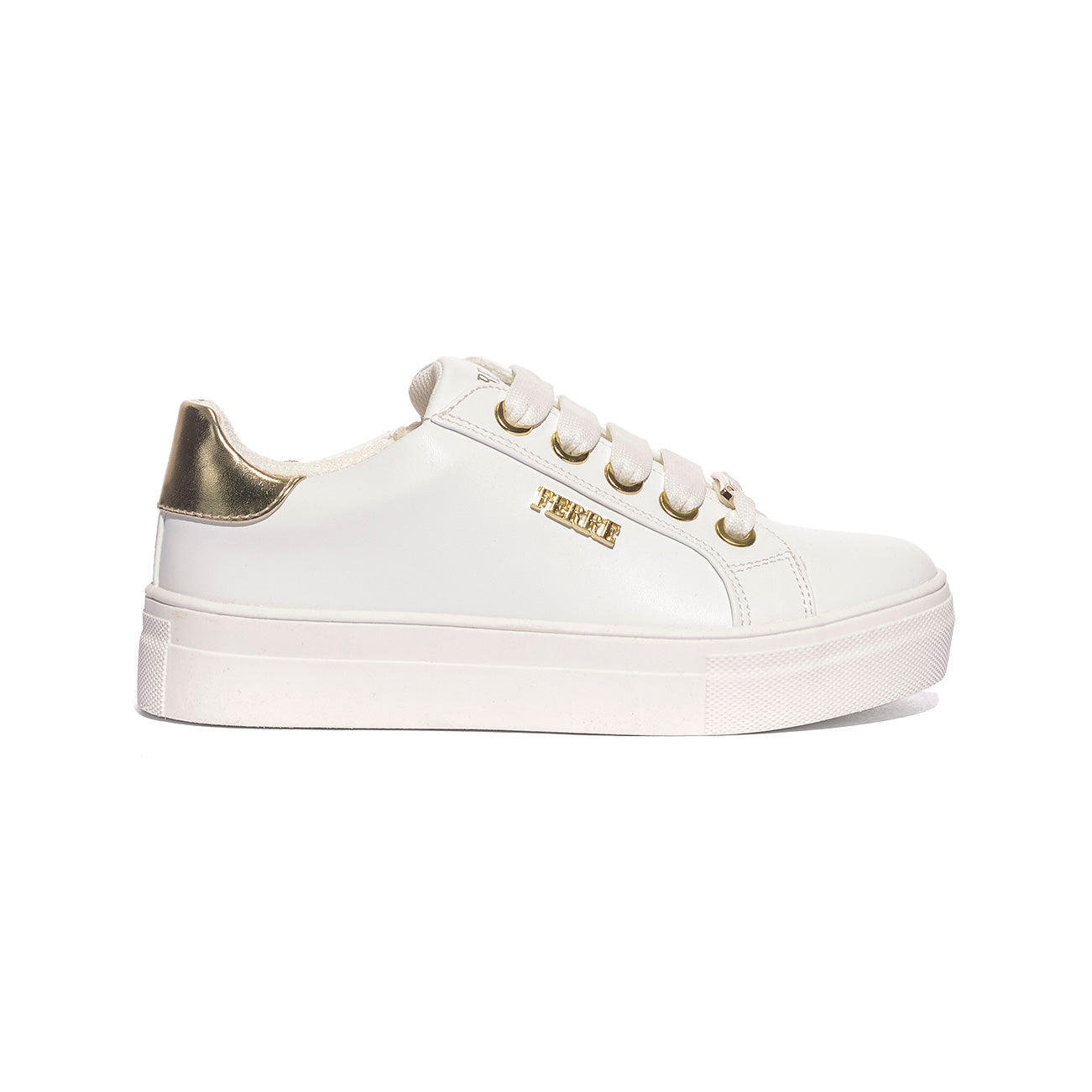 FERRE' FB411 WHITE GOLD Sneakers Bambina 